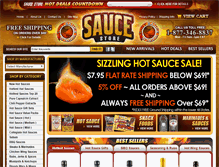 Tablet Screenshot of hotsauceworld.com